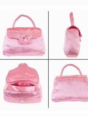 Barbie Purse Pillow Bedding Plush Pink Purse/Bag Shapped Cuddle 💕✨️🎀